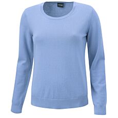 Pull à encolure arrondie pour dames, doux et contenant du cachemire