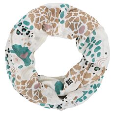 Rund-Schal mit frischen Farbakzenten