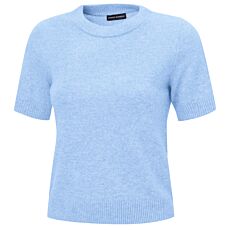 Pull à manches courtes en cachemire certifié GOTS