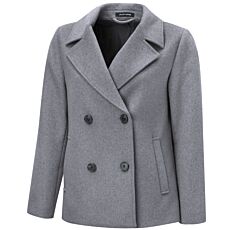Veste caban hydrofuge avec poches latérales – gris chiné