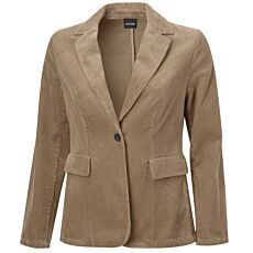 Blazer en velours côtelé à col à revers