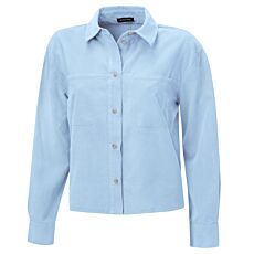Blouse en velours côtelé avec poche poitrine
