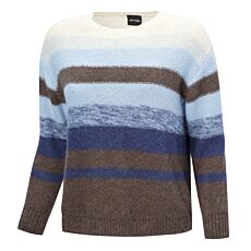 Pull rayé avec dégradé de couleurs