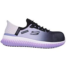 Chaussure de sécurité Skechers Slip-Ins pour dames Hand Free violet