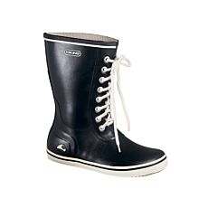 Viking Gummistiefel mit Schnürung schwarz