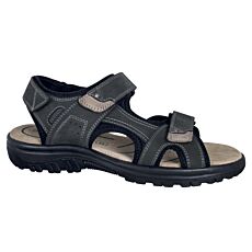 Sandale de trekking en cuir noir unisexe