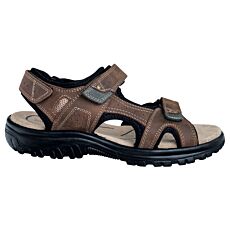 Sandale de trekking en cuir unisexe – brun