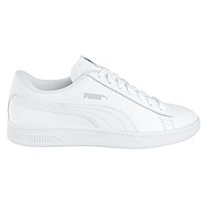 Sneaker Puma Smash V2 en cuir style rétro unisexe blanc