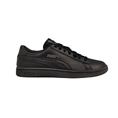Sneaker Puma Smash V2 en cuir style rétro unisexe noir