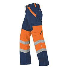 Pantalon de sécurité Wikland marine-orange