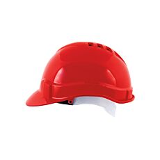 Casque de chantier Hugo rouge