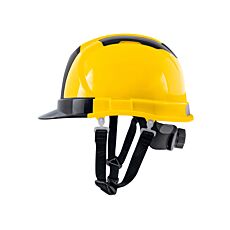 Casque de chantier Delux jaune