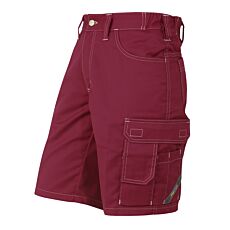 Short de travail Wikland avec taille à élastique bordeaux