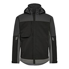 Engel Shelljacke Entire – schwarz-anthrazit