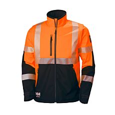 Helly Hansen ICU Sicherheits-Softshell-Jacke orange-anthrazit