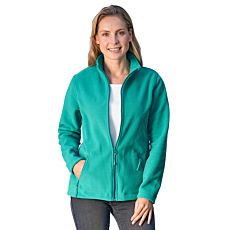 Leicht taillierte Damen Fleece-Jacke