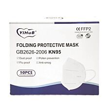 Masque de protection KN95/FFP2, 10 pièces