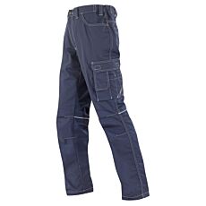 Wikland Arbeitshose mit abgerundeten Fronttaschen marine