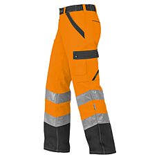 Wikland Sicherheitshose mit Münztasche anthrazit-orange