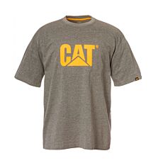 CAT T-Shirt Trademark Baumwolle grau