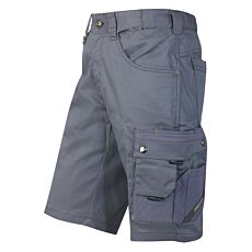 Wikland Damen Shorts mit Jeansknopf grau