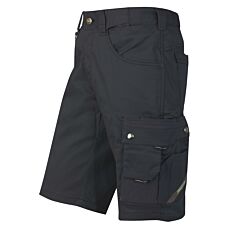Wikland Damen Shorts mit Jeansknopf schwarz