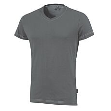 Wikland Damen T-Shirt mit V-Ausschnitt grau