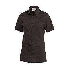 Bluse kurzarm chlorecht schwarz
