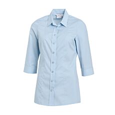 Bluse 3/4 Arm chlorecht hellblau