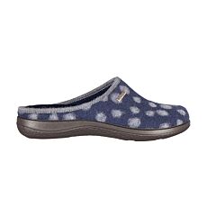 Pantoufle Rohde pour dames en feutre marine