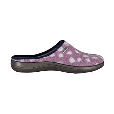 Pantoufle Rohde pour dames en feutre violet