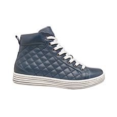 Gemini Mid Cut Sneaker aus softweichem Nappaleder marine