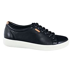 Ecco eleganter Leder Sneaker für Damen schwarz