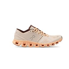 On Cloud X Laufschuh für Damen silber