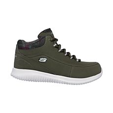 Botte à lacer SKECHERS en velours olive