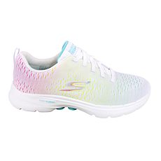Chaussure à lacer SKECHERS GO WALK 6 pour dames blanc