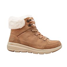 SKECHERS ON-THE-GO Schnürstiefelette aus Textil camel