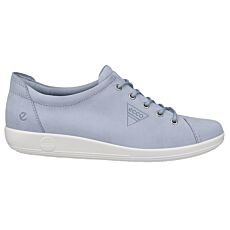 Ecco Damen Sneaker aus Leder himmelblau