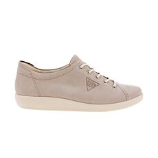 Ecco Damen Sneaker aus Leder sand