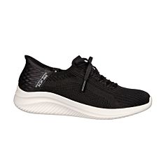 Slip Ins Damen-Schlupfschuh mit Deko-Schnürung schwarz
