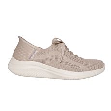 Chaussure Slip Ins dames avec laçage décoratif taupe