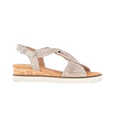 Sandalette Gabor en cuir velours ultra souple