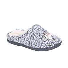 Chausson bien-être pour dames en textile genre laine