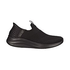 SKECHERS Slip Ins Damen-Schlupfschuh aus Strick Stretch Fit schwarz