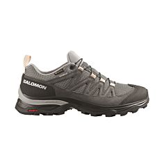 Chaussure outdoor et de randonnée Salomon X WARD Leather GTX pour dames gris