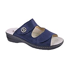 Hickersberger Pantolette aus Leder blau
