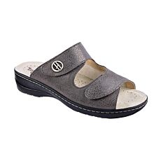 Mule Hickersberger en cuir gris