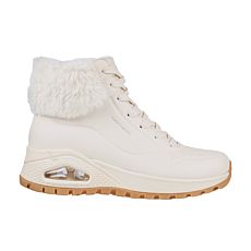 Botte à lacer SKECHERS Street Uno - Stand on Air pour dames blanc