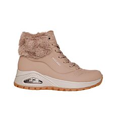 Botte à lacer SKECHERS Street Uno - Stand on Air pour dames taupe
