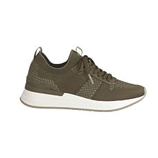 Tamaris Sneaker aus atmungsaktivem, elastischem Textil olive
